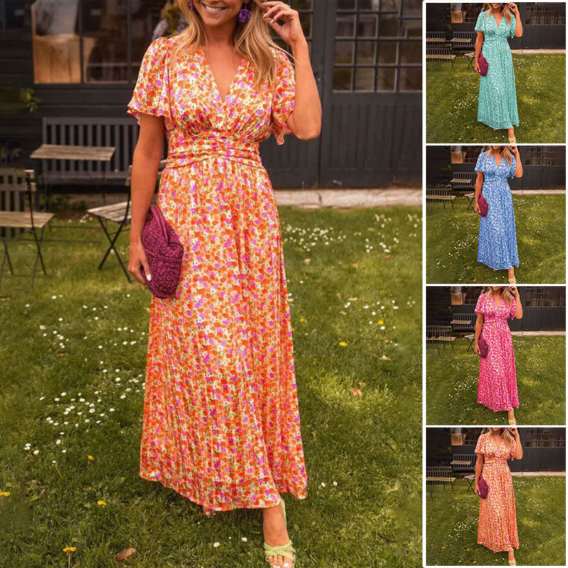 Amelia™ - Vestido Maxi Floral Elegante