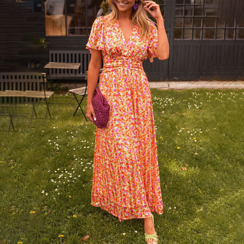 Amelia™ - Vestido Maxi Floral Elegante