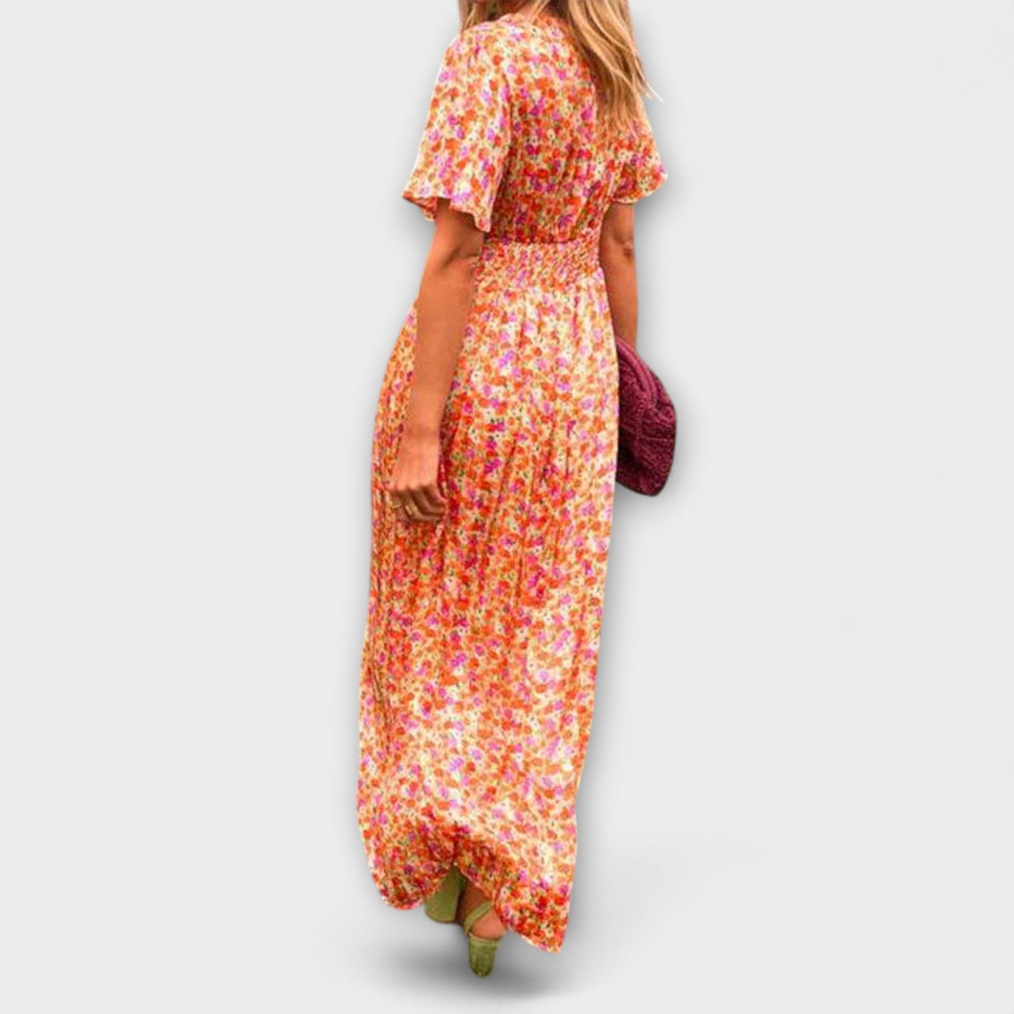 Elsie - Vestido Clássico com Decote em V
