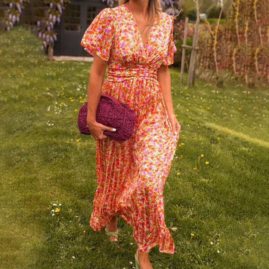 Amelia™ - Vestido Maxi Floral Elegante