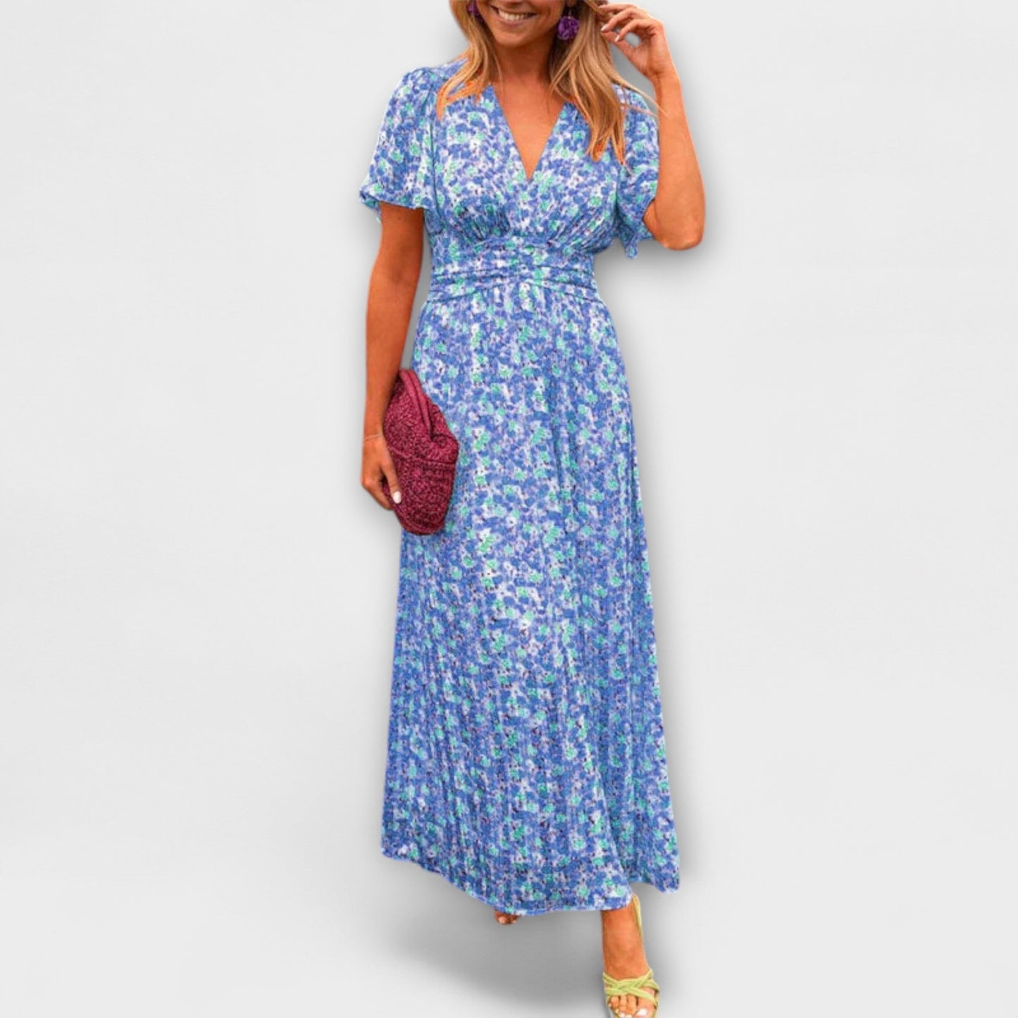 Elsie - Vestido Clássico com Decote em V