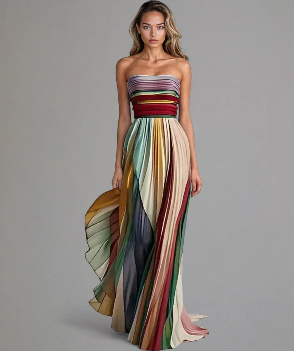 Ásia | Vestido Longo Casual Elegante