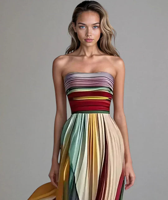 Ásia | Vestido Longo Casual Elegante