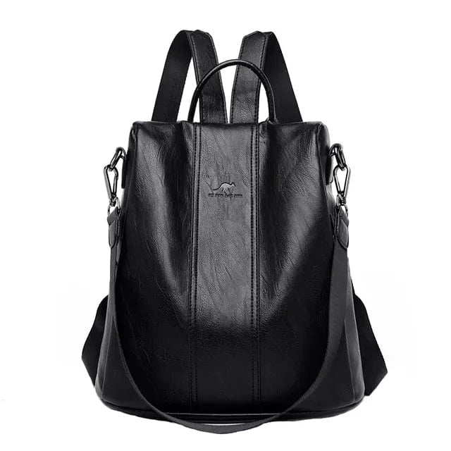 Mochila de couro PU durável e segura