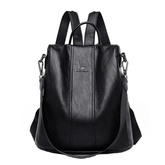 Mochila de couro PU durável e segura