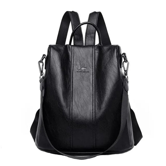 Mochila de couro PU durável e segura