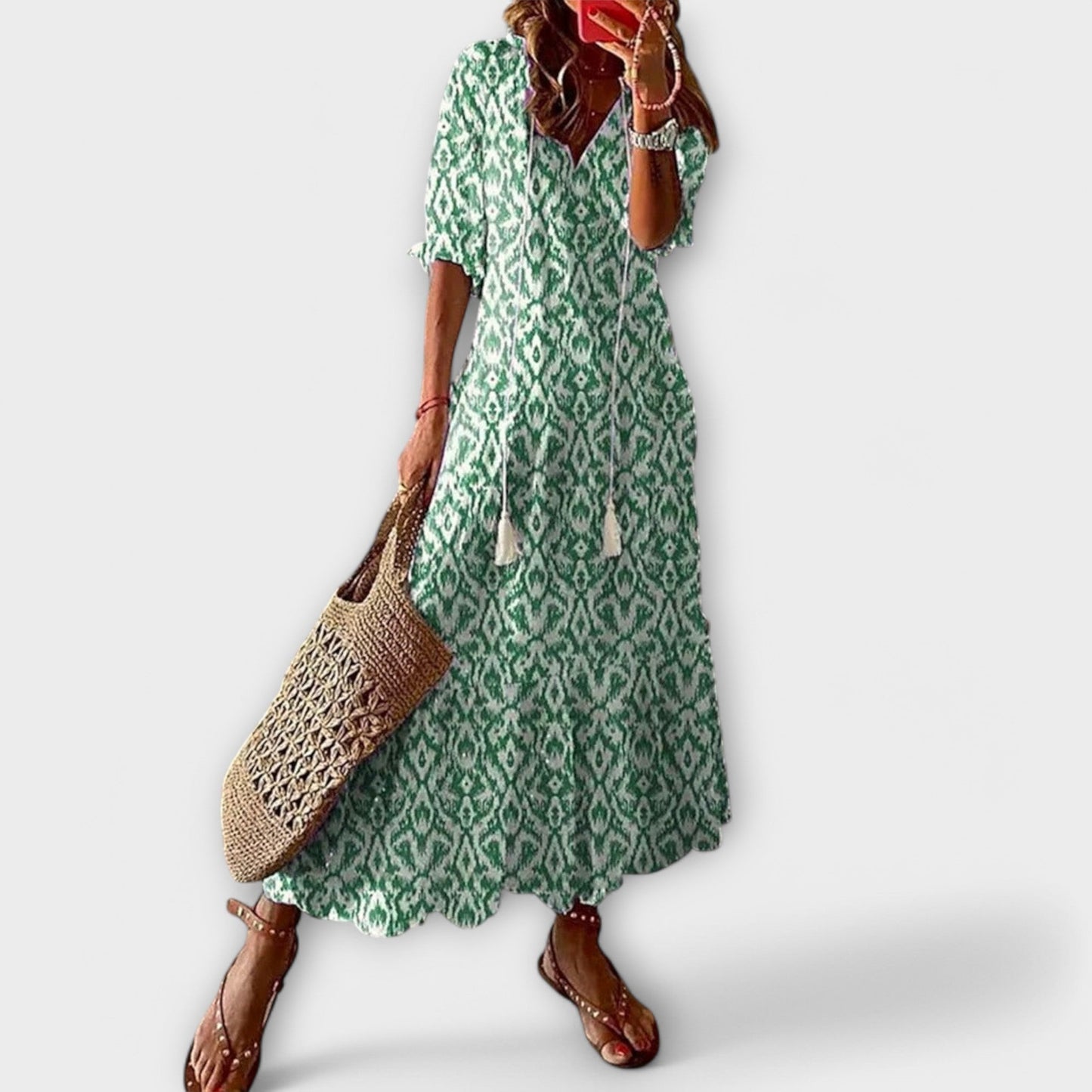 Bettina - Vestido Maxi Bohêmio