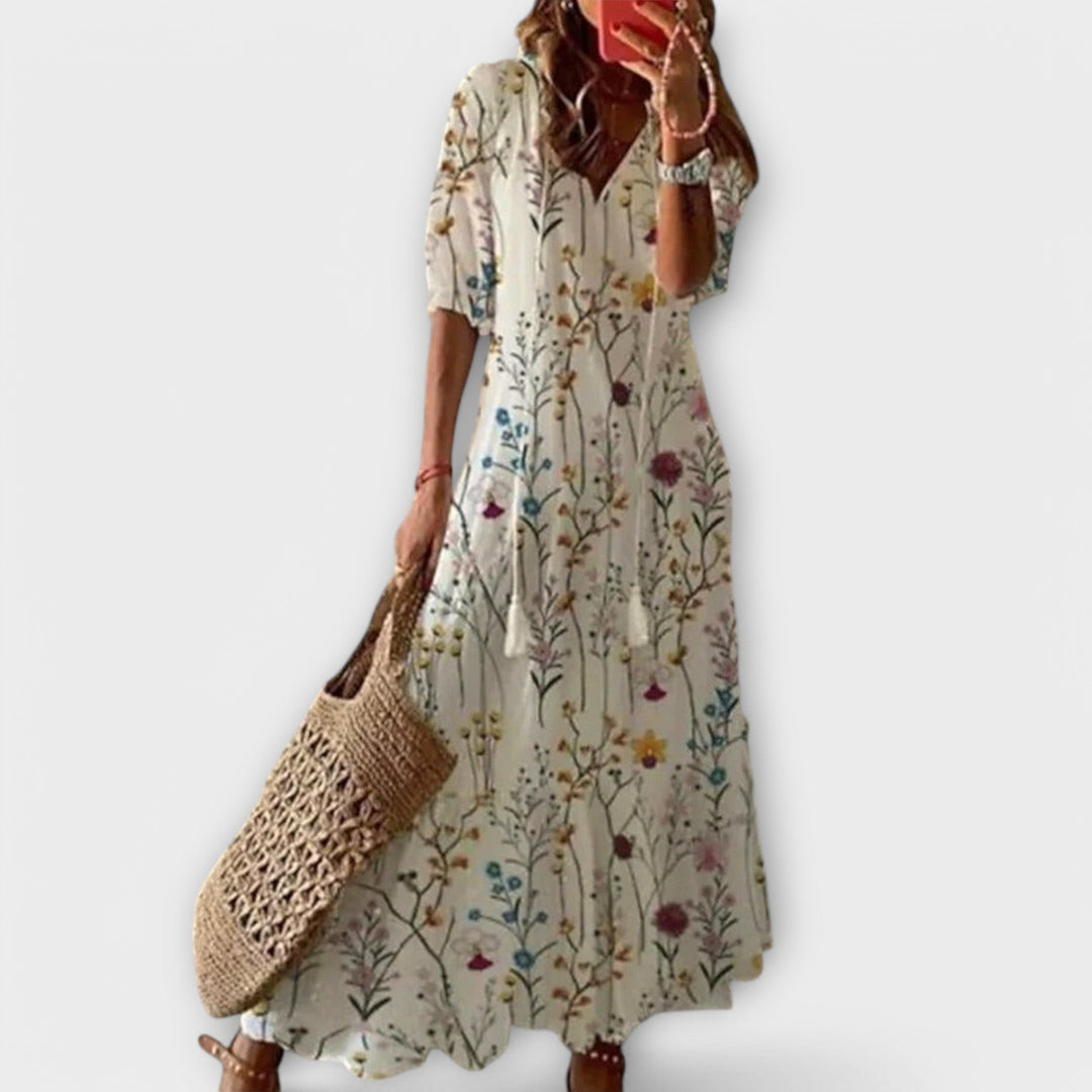 Bettina - Vestido Maxi Bohêmio