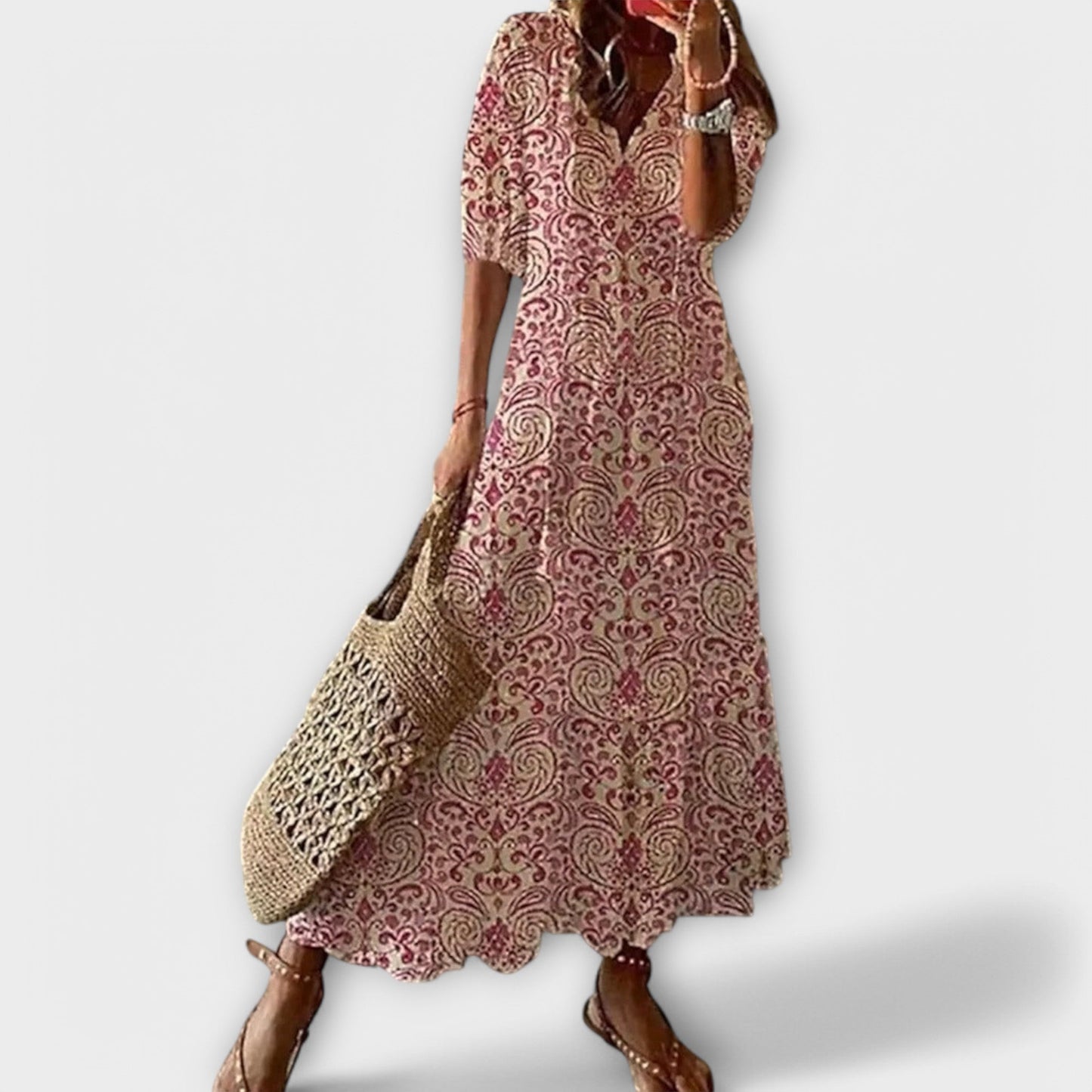 Bettina - Vestido Maxi Bohêmio