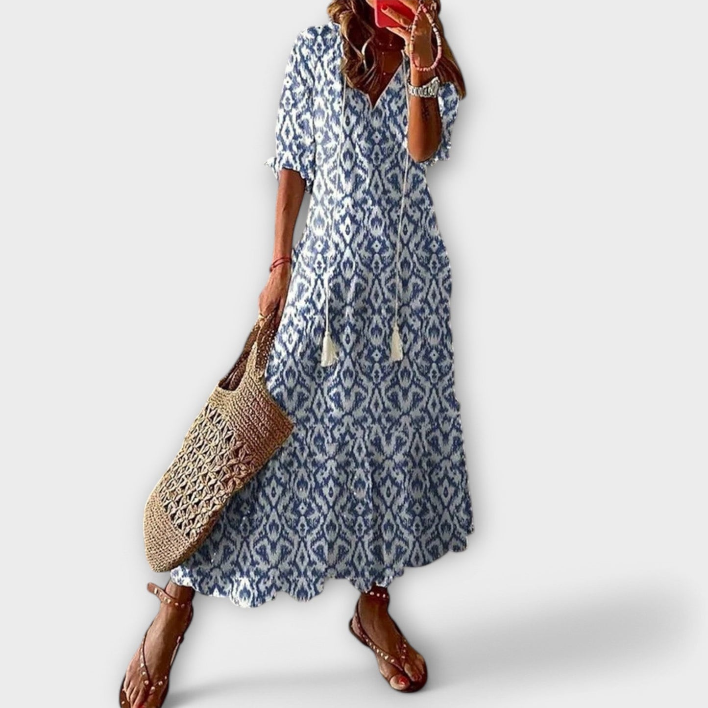 Bettina - Vestido Maxi Bohêmio