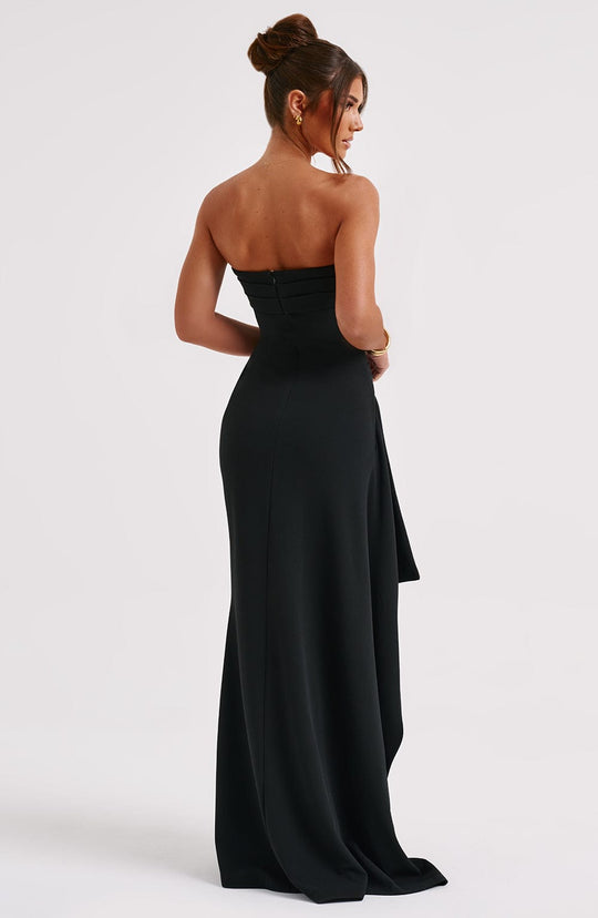 Alina | Vestido Maxi Sem Alças