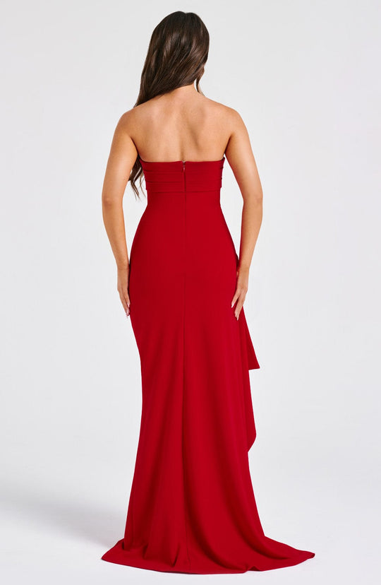 Alina | Vestido Maxi Sem Alças